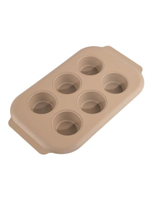 Форма для выпечки   с антипригарным покрытием NOVEL 6 маффинов 36x21x3см