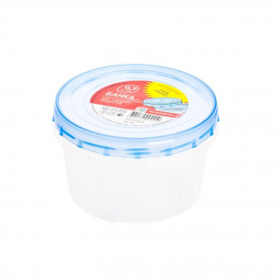 Банка для сыпучих продуктов 0.7л с закруч. крышкой  (27)