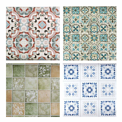 Пленка самоклеящаяся  45см*8м ПВХ "Восточная плитка" 2 дизайна