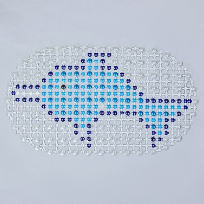 Коврик ПВХ д/ванны 36*67см микс