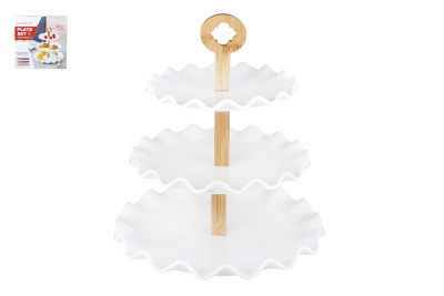 Ваза 3-х ярусная 16.5х24х29см фарфор ZD13289 (24)