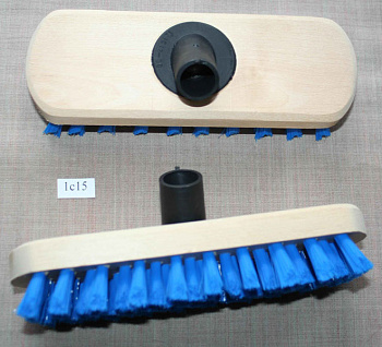 Щетка наклонная втулка евро резьба береза колодка 220х75х18 ворс жесткий 20мм 64 пучка 1с15-30