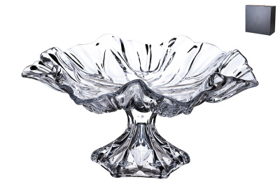 Блюдо сервировочное на ножке 33х15х16см