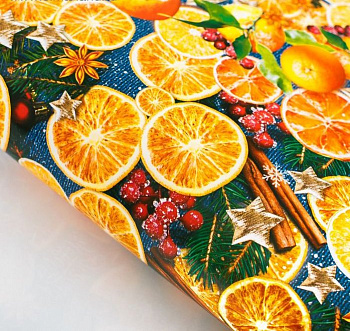 Бумага упаковочная Новогодняя  70*100см