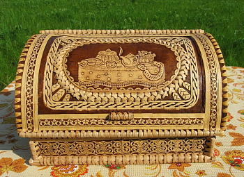 Хлебница "Скатерть" 33*28*20см