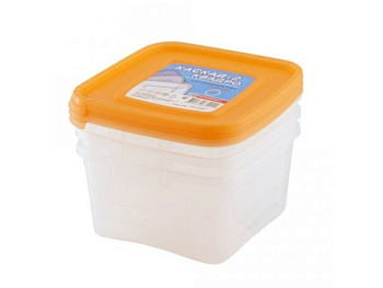 Набор контейнеров КАСКАД-2 для СВЧ 3шт 1.0л квадратные  (28)