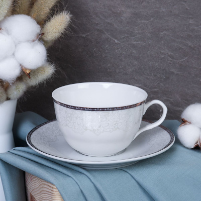 Пара чайная 270мл "Нежность" тонкостенный фарфор