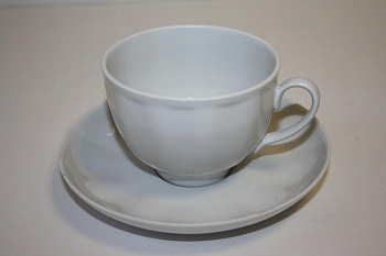 Чашка чайная с блюдцем 275мл ф.гранатовый