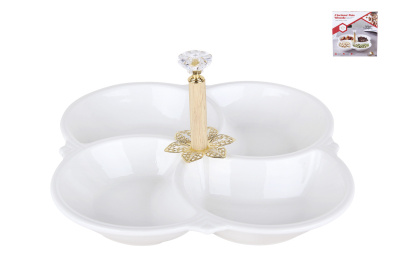 Менажница 4-х секционная 25см