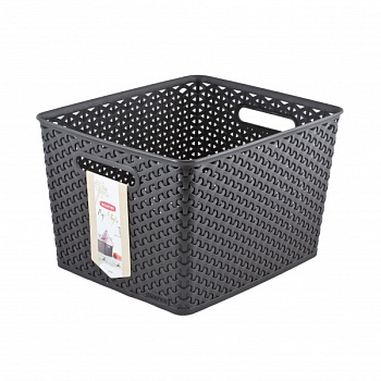 Коробка для хранения 296*355*325мм темно-коричневая