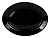 Блюдо овальное 35.5см черный