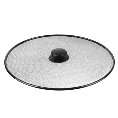 Крышка сетка от брызг с ручкой 29см металл.окраш.