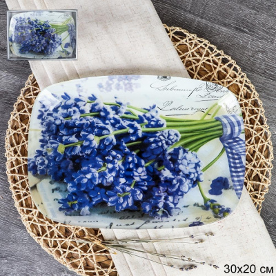 Блюдо прямоугольное глубокое 29.5х21см