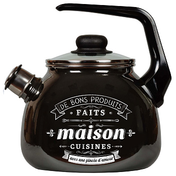 Чайник эмал. 3л со свистком "Maison"