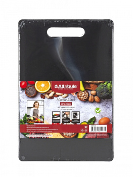 Доска разделочная MARBLE Black 20х30см