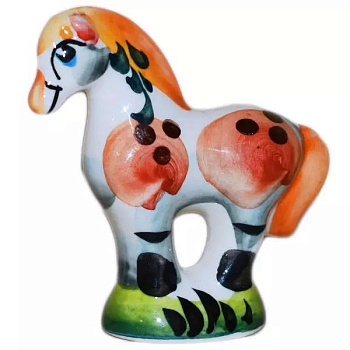 Фигурка "Лошадка" цветная 7см